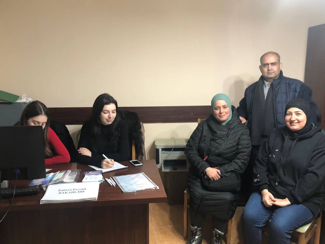 Специалисты Центра занятости "город Махачкала" посетили комплекс временного пребывания беженцев с территории Палестины.